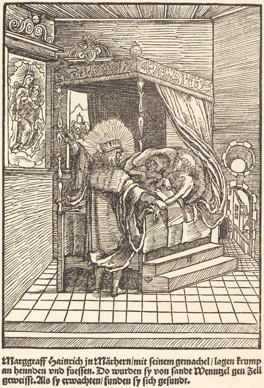 Marggraff Hainrich in Marhern ... - Master of the Miracles of Mariazell