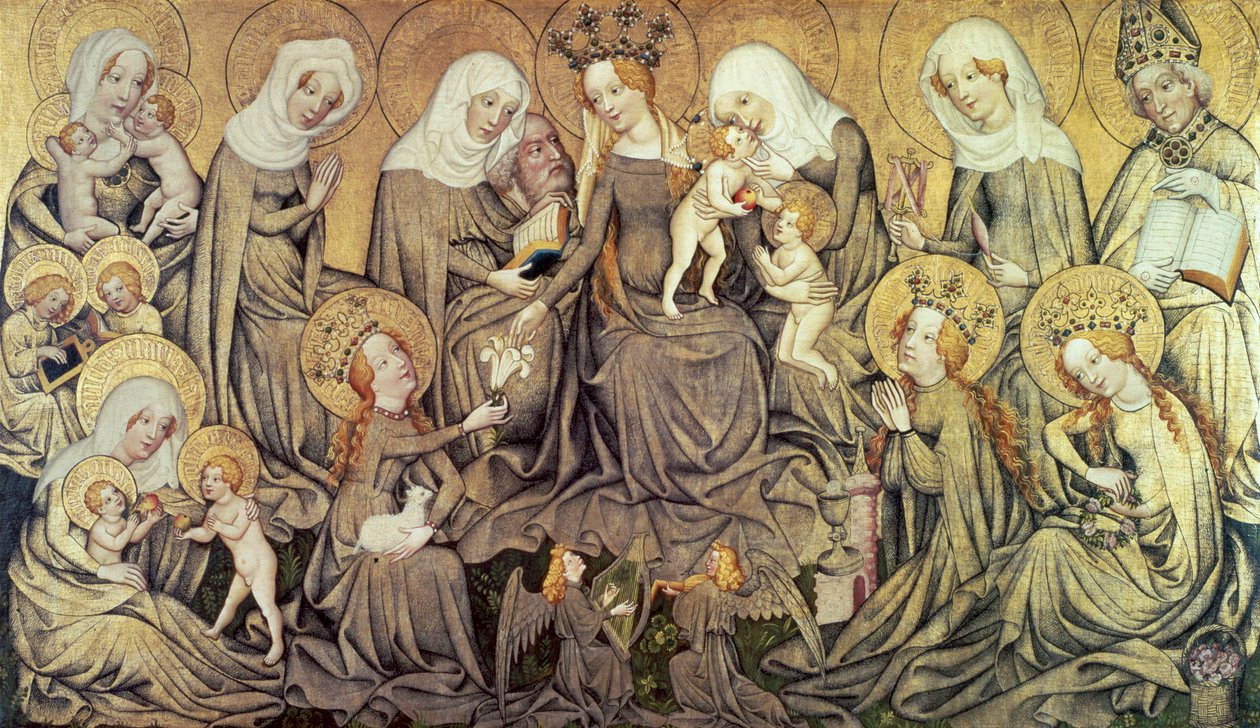 Panneau central du retable d