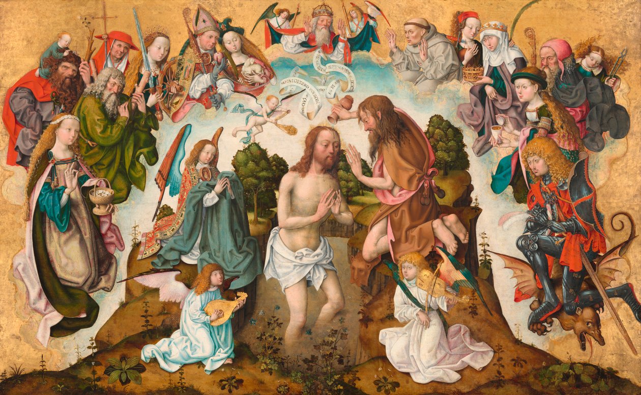 Le baptême du Christ - Master of the Saint Bartholomew Altarpiece