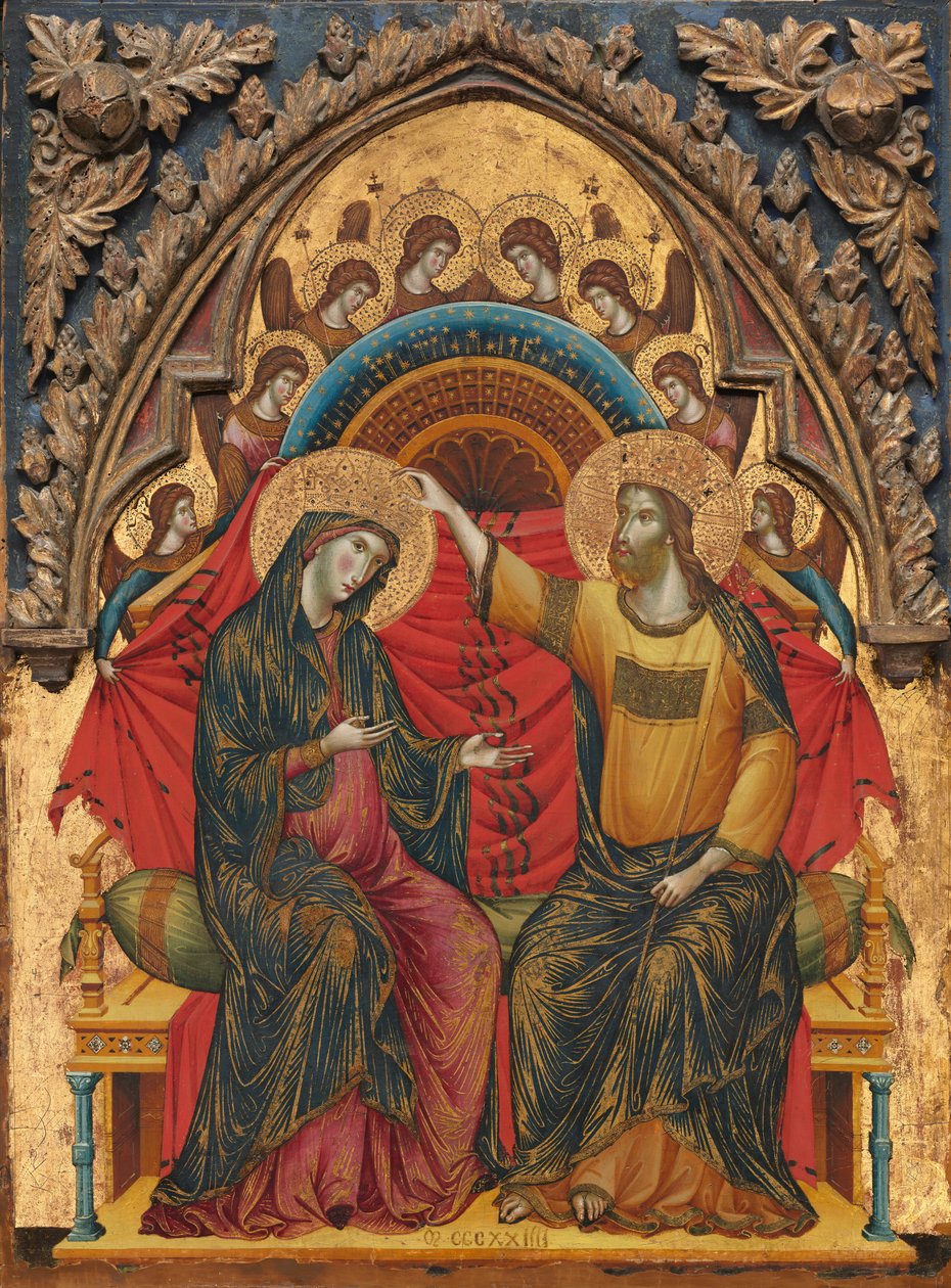 Le Couronnement de la Vierge - Master of the Washington Coronation