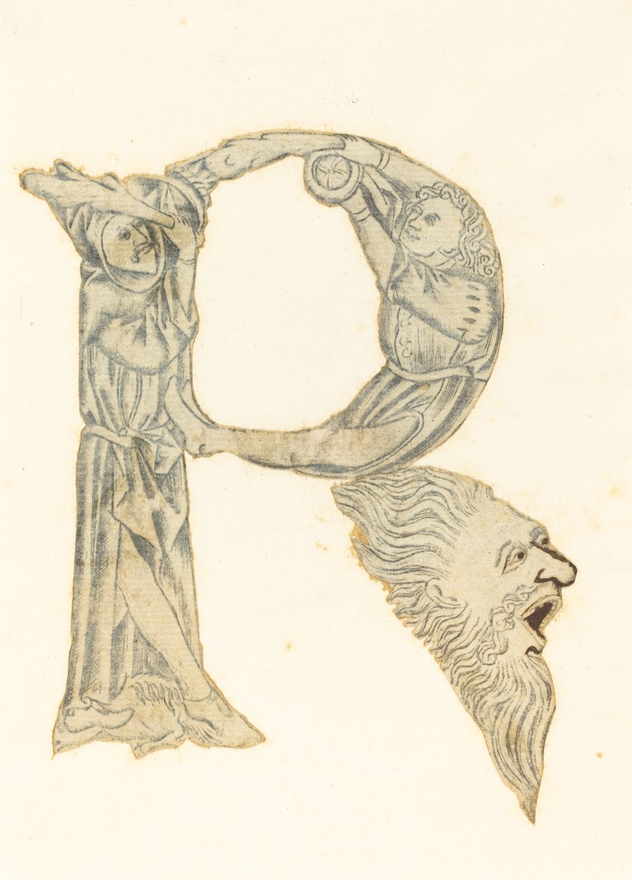 La lettre P (convertie en R) - Master with the Banderoles