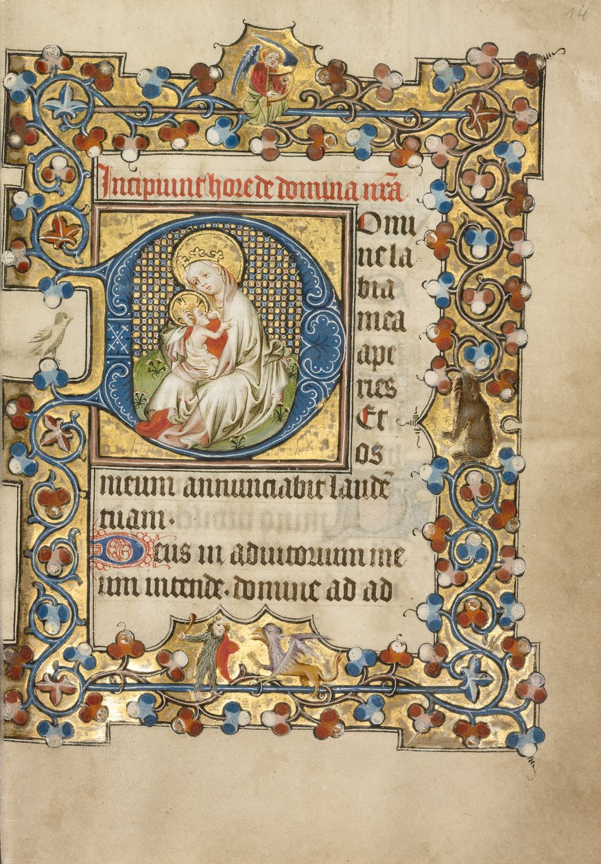 Initiale D : La Vierge et l
