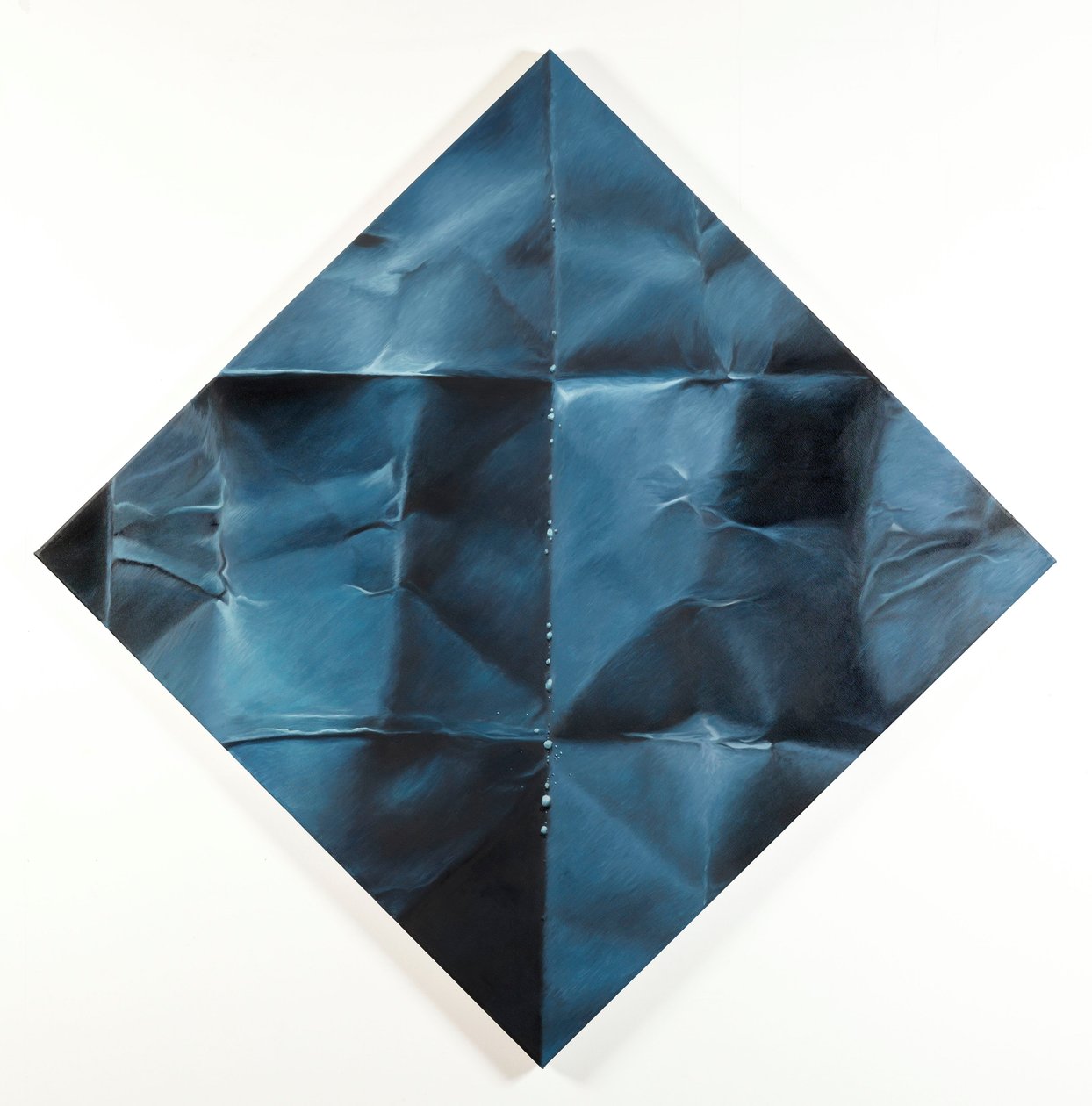 Blue Flame Lounge, 2013 (huile sur toile) - Mat Collishaw