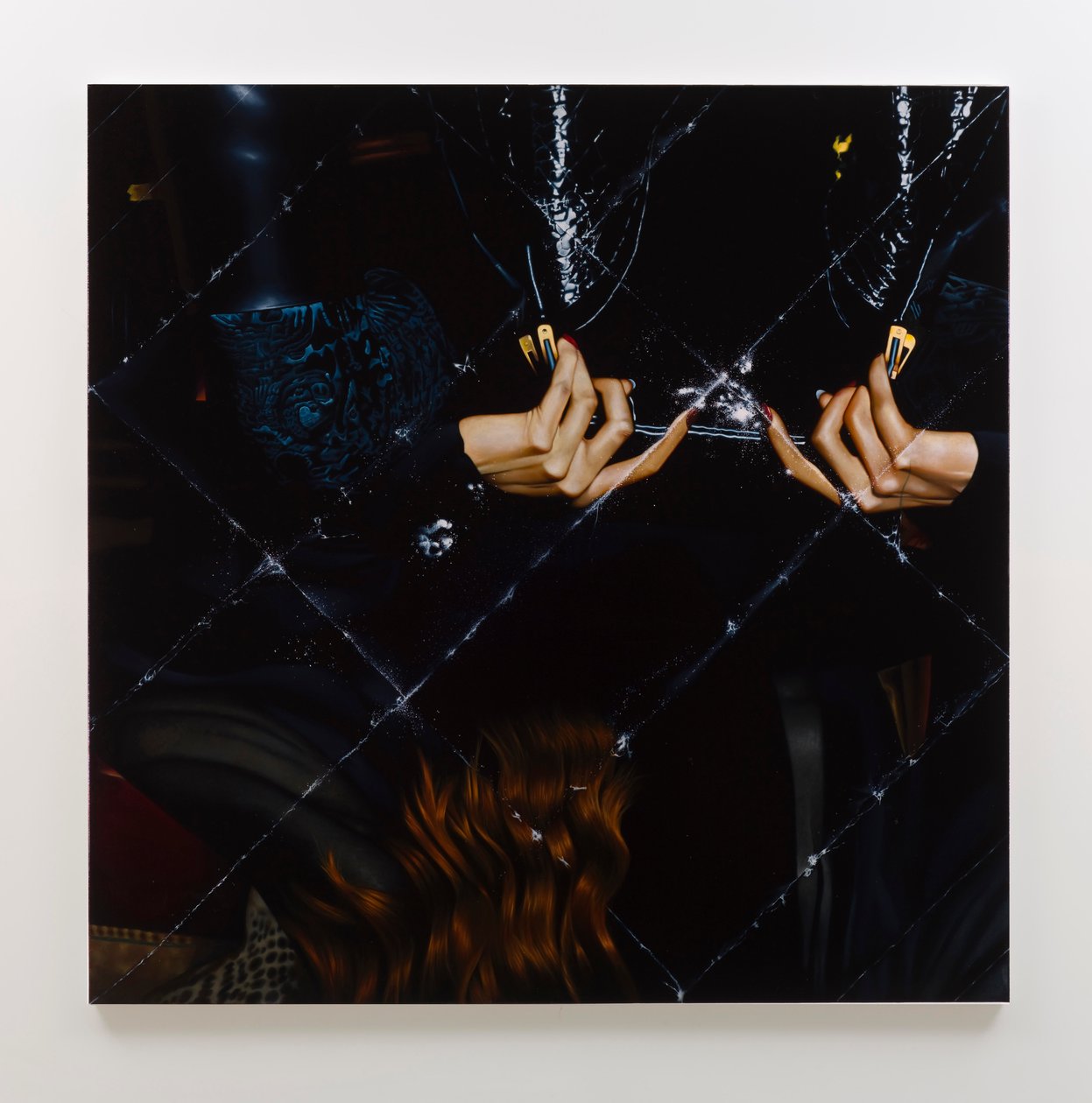 Idol Hour, 2013 (huile sur toile) - Mat Collishaw
