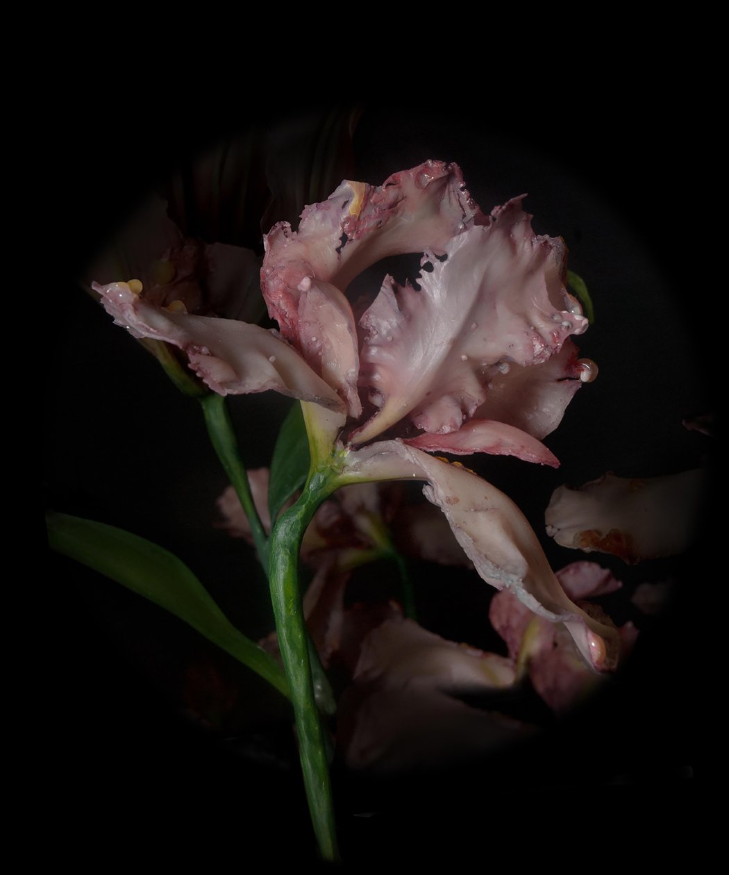 Muse vénale, Viridor, 2012 (résine, peinture émaillée, bois, verre, acier) - Mat Collishaw