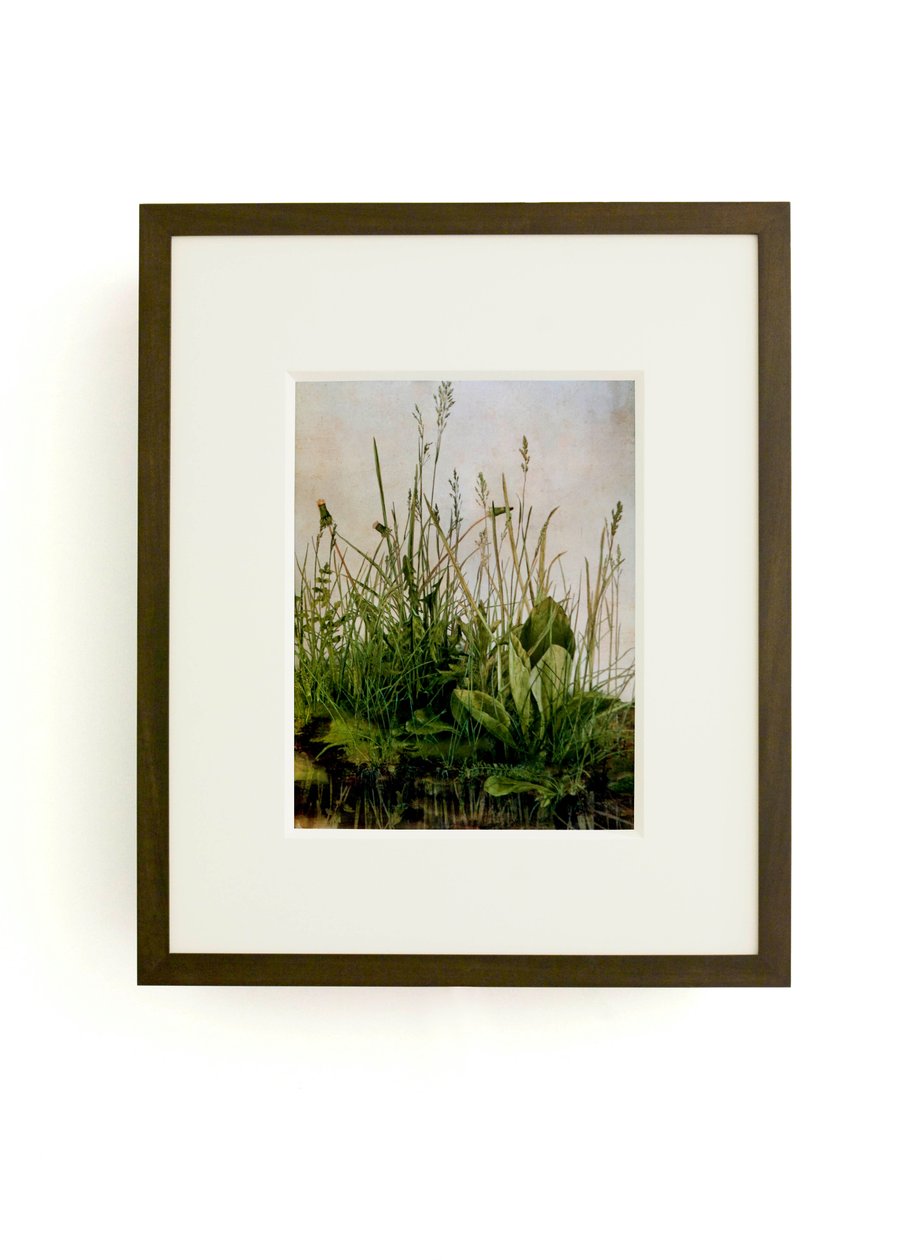 Whispering Weeds, 2011 (cadre en bois, bordure, écran LCD, ventilateur et disque dur) - Mat Collishaw