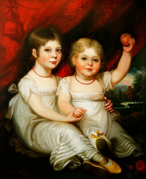 Portrait de deux jeunes filles - Mather Brown