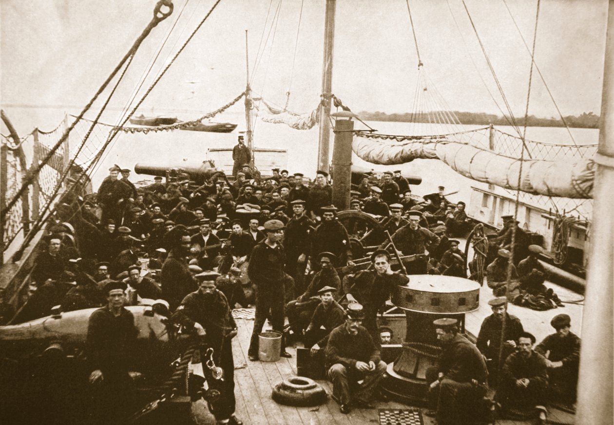 Pont de canonnière et équipage, 1861-65 - Mathew B. Brady