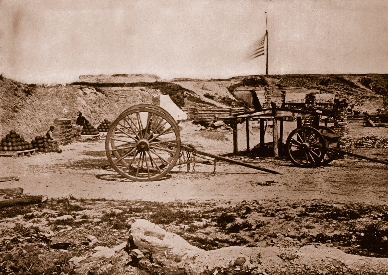 Fort Johnson, Charleston, Caroline du Sud, 1861-65 - Mathew B. Brady
