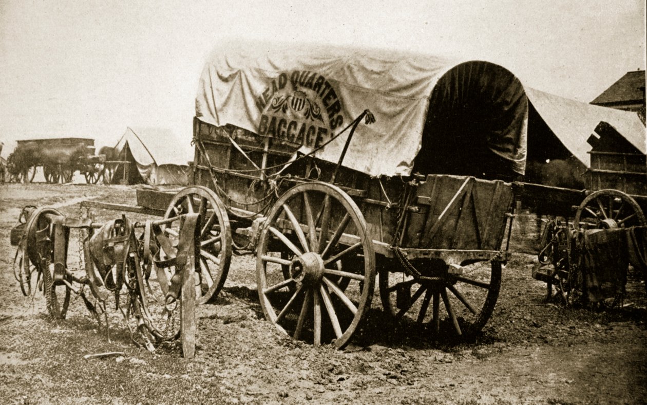 Wagon de bagages du général U. S. Grant, 1861-65 - Mathew B. Brady