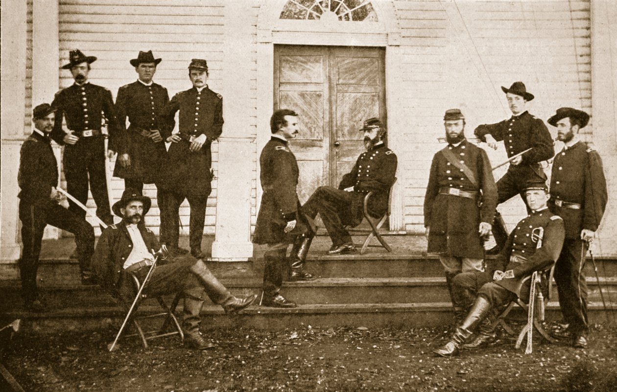 Major général George G. Meade et son état-major, 1861-65 - Mathew B. Brady