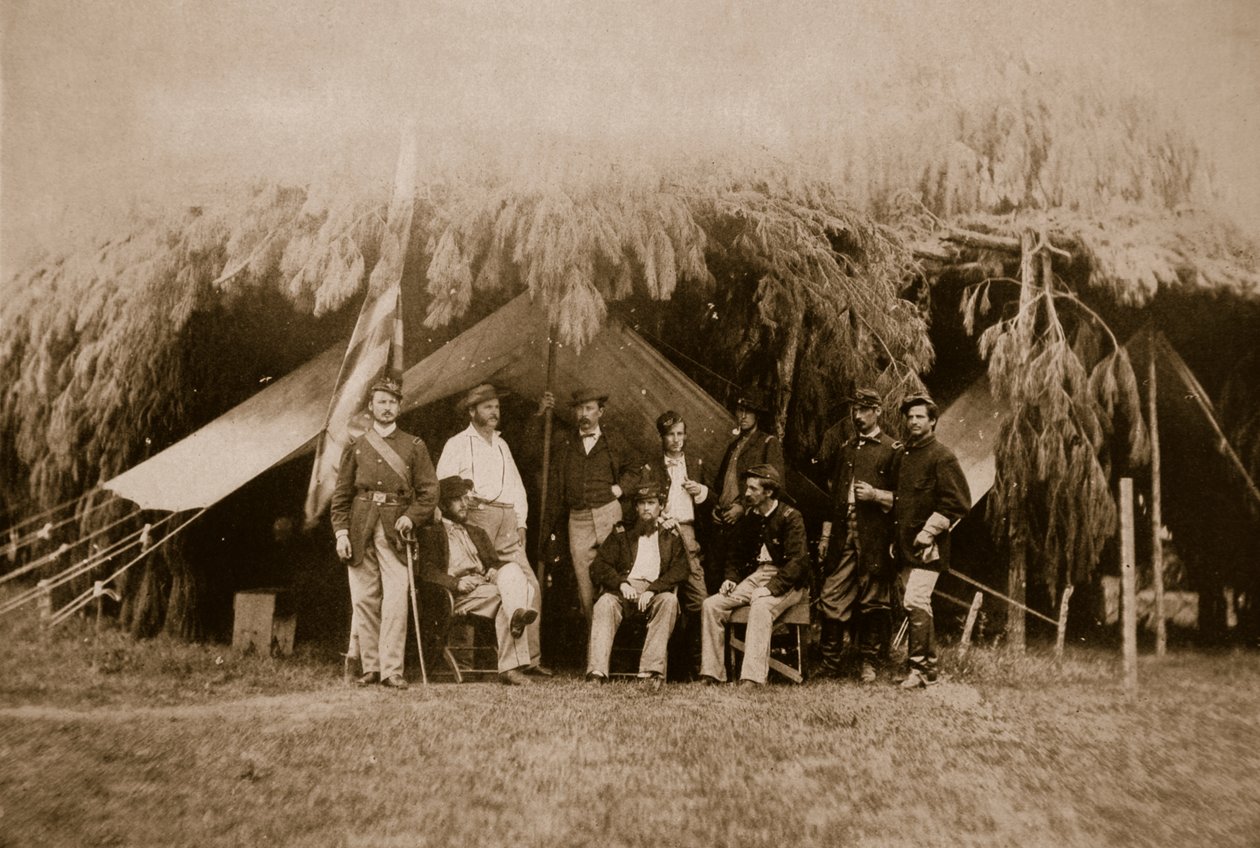 Officiers des 4e Volontaires de New York, 1861-65 - Mathew B. Brady