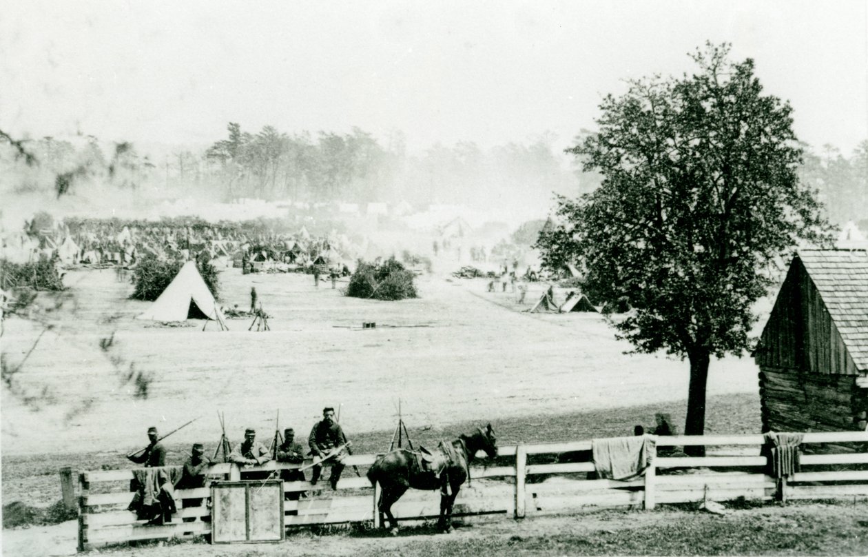 Camp Winfield Scott, près de Yorktown, 3 mai 1862 - Mathew B. Brady