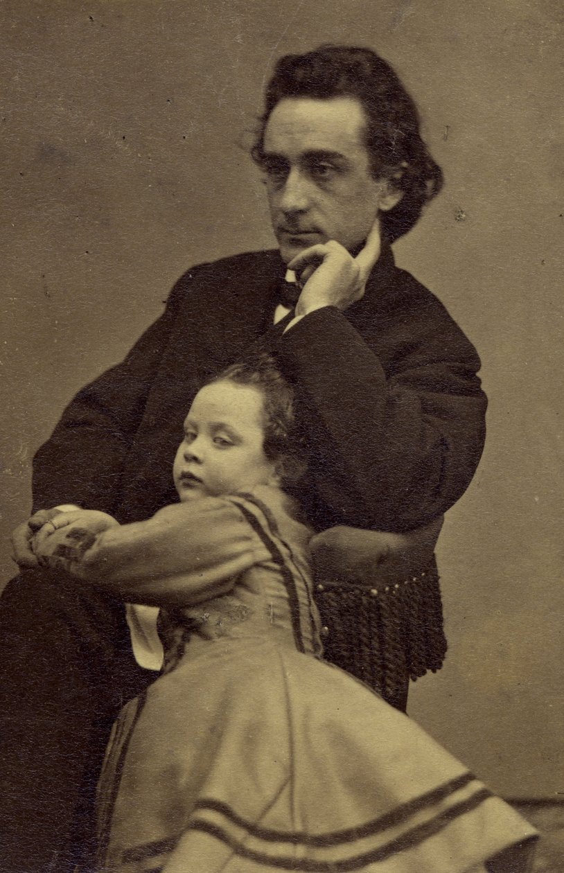 Edwin Booth et sa fille Edwina - Mathew B. Brady