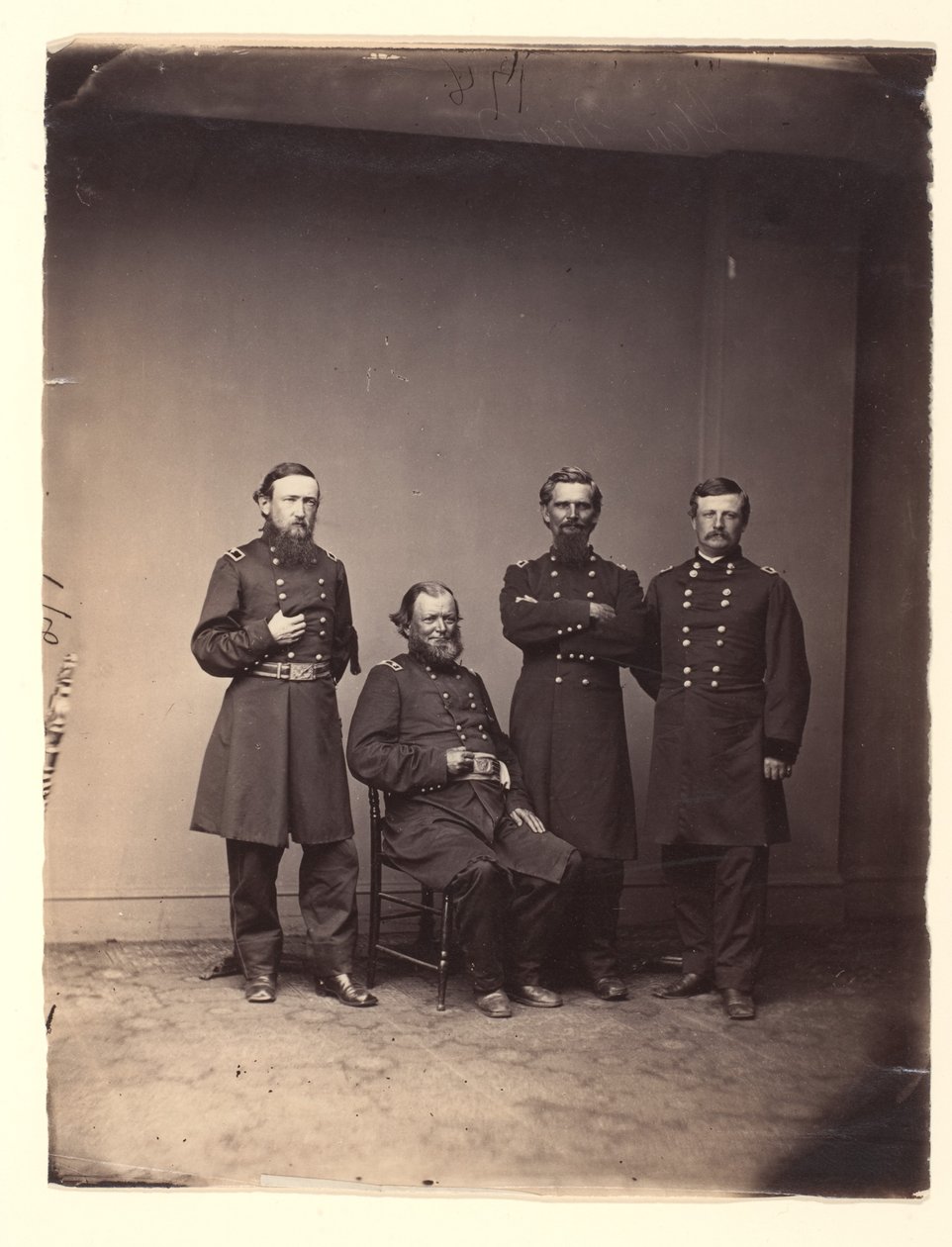 Le général William Ward et son état-major - Mathew B. Brady
