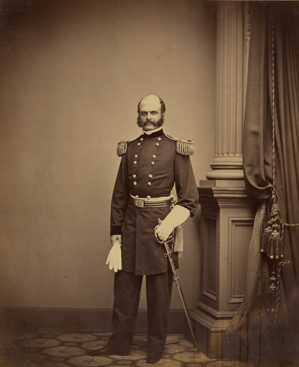 Général de division A.E. Burnside - Mathew B. Brady