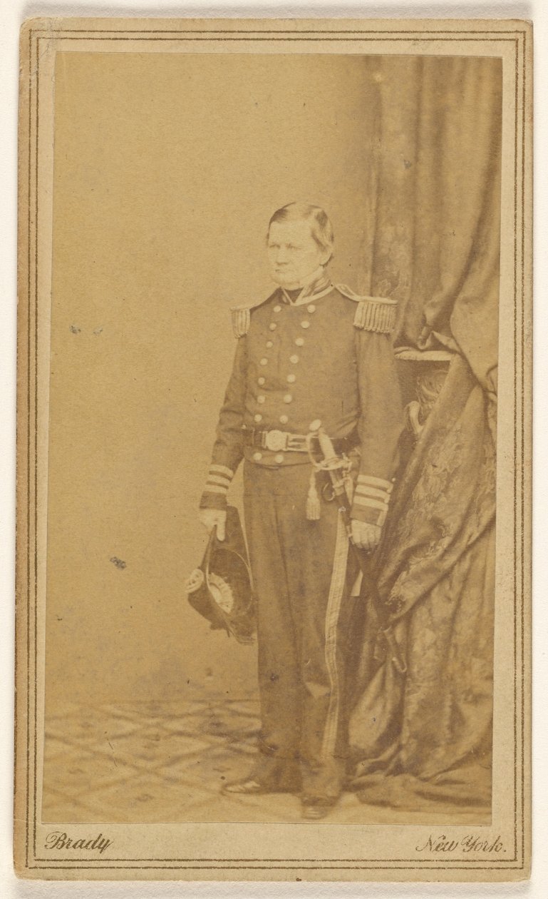 Konteradmiral Jas. Smith, U.S.N. Ch. Bu of Jacks & (---illeg.) Feb 9. 63. - Mathew B. Brady