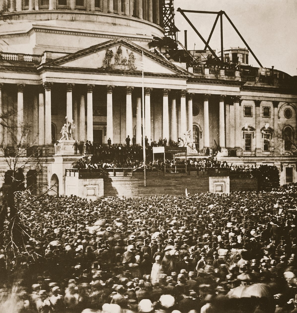 Inauguration du président Lincoln, 4 mars 1861 - Mathew B. Brady