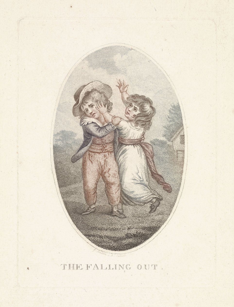 Garçon et fille se taquinant (The Falling Out) - Mathias de Sallieth
