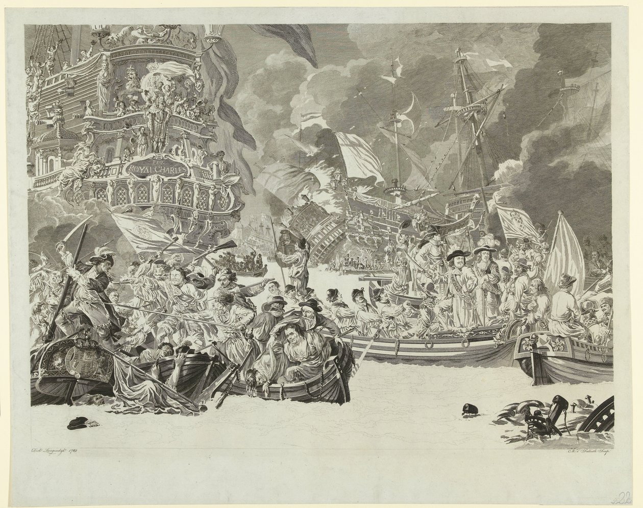 Le raid néerlandais sur la Medway et la capture du Royal Charles, 1667 - Mathias de Sallieth