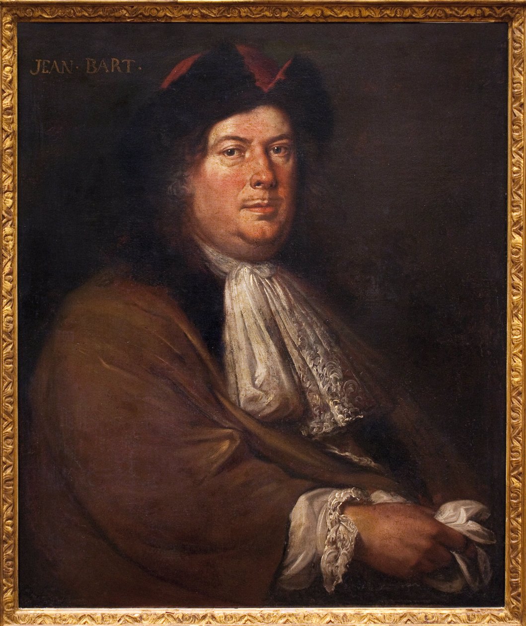 Portrait de Jean Bart (1650-1702). Peinture par Mathieu Elias (1658-1741), huile sur toile, début 18ème siècle. Art français - Mathieu Elias