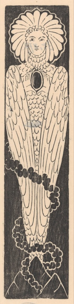 Oiseau à tête de femme (L