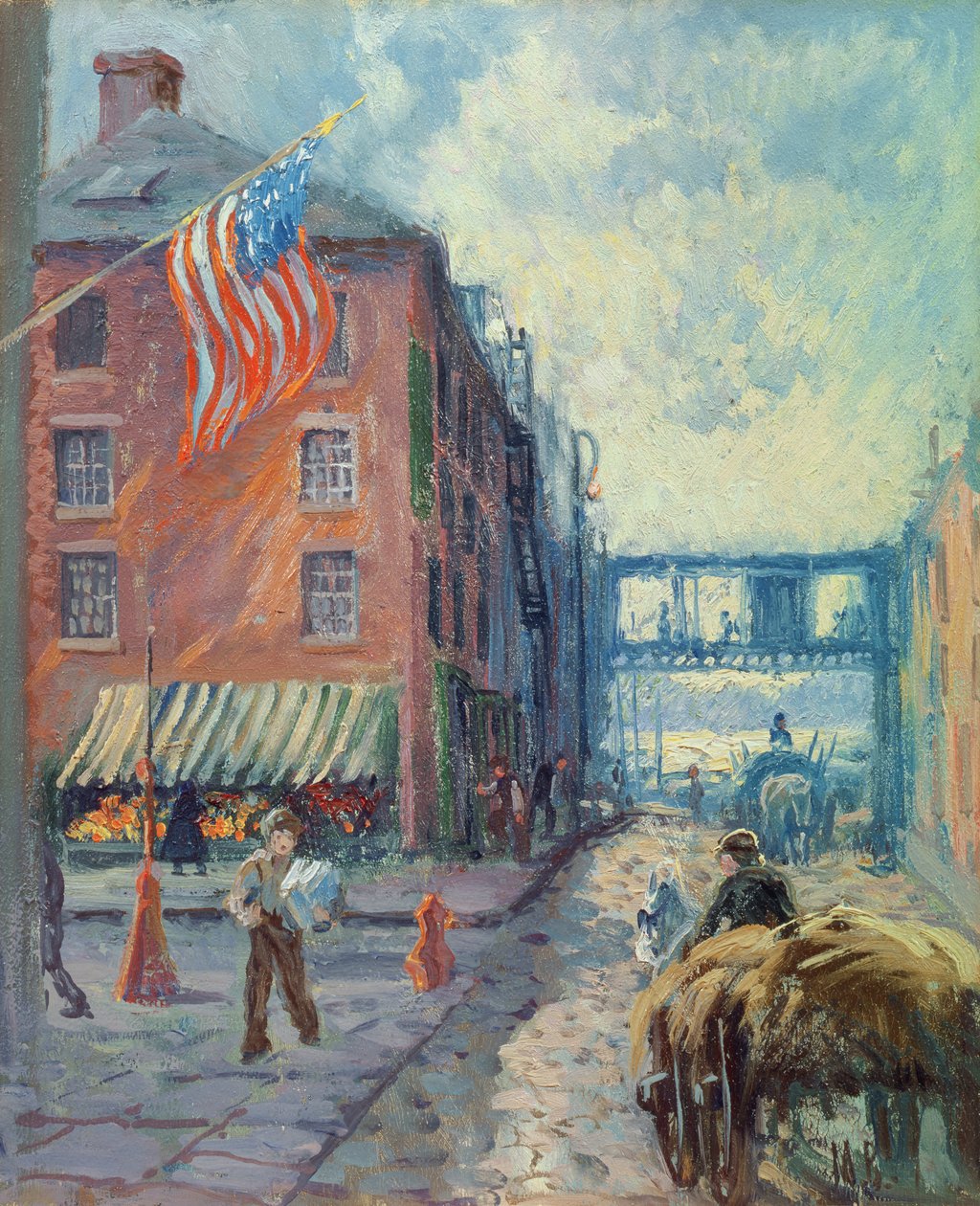 Maison de la famille Van Wyck, New York, vers 1923 - Matilde Browne
