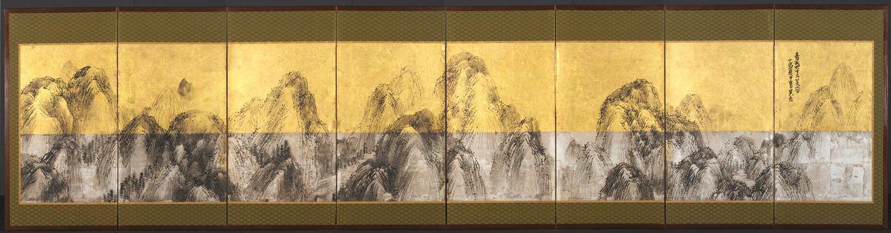 Soixante-douze pics contre le ciel bleu - Matsumura Goshun