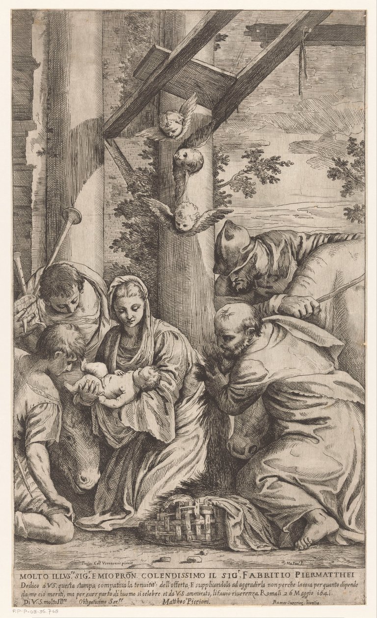 Adoration des bergers - Matteo Piccioni