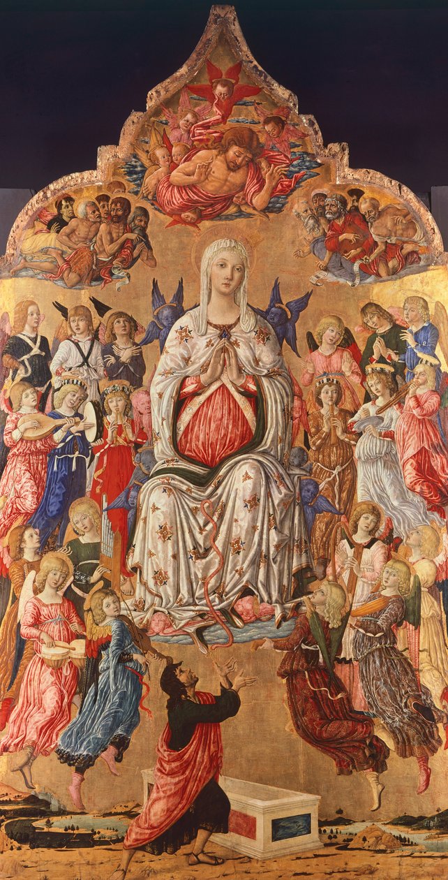 Madone de la ceinture, par Matteo di Giovanni (vers 1430-1495) - Matteo di Giovanni