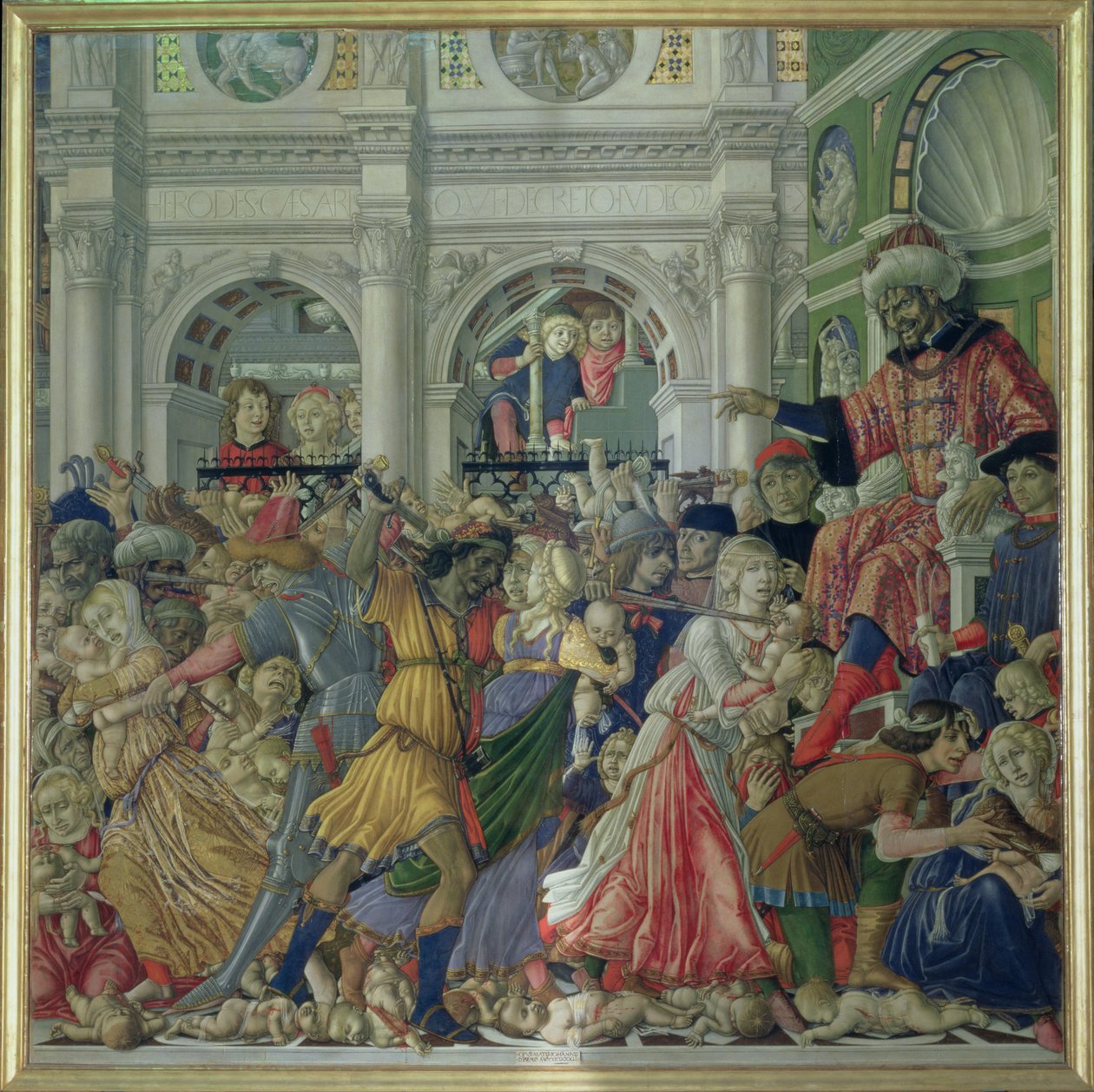 Le massacre des innocents, 1482 - Matteo di Giovanni di Bartolo