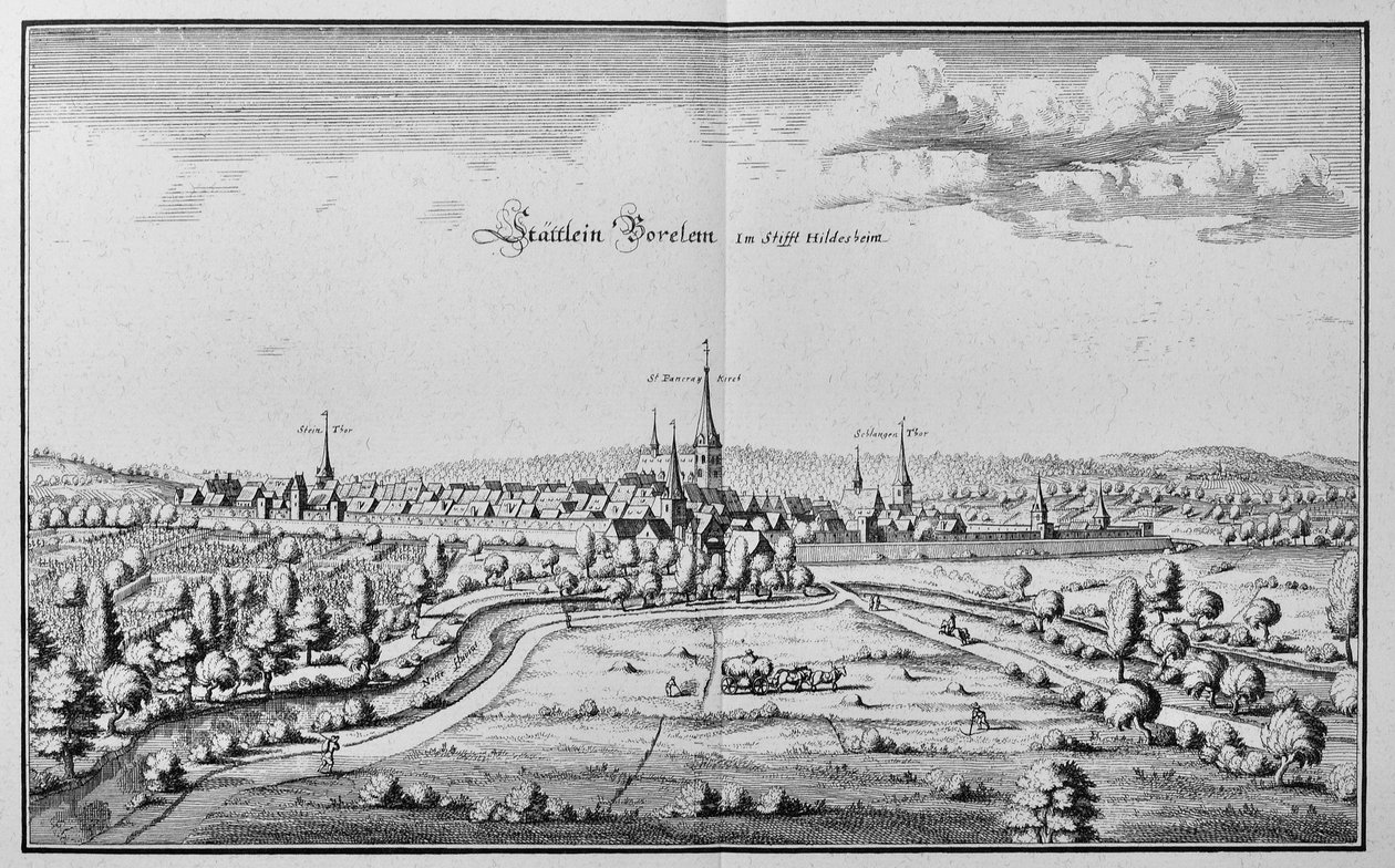 Bockenem, Basse-Saxe, Allemagne - Matthaus Merian