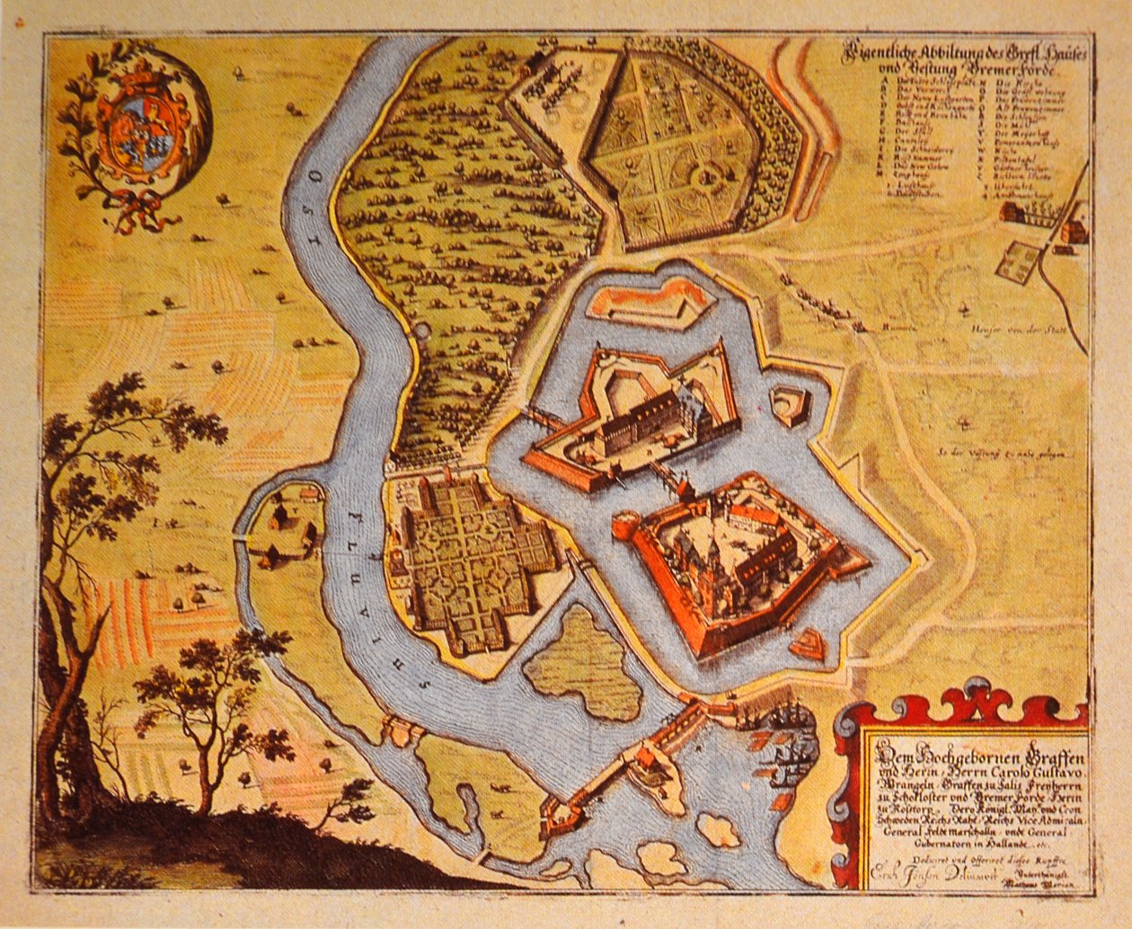 Bremervörde, Basse-Saxe, Allemagne - Matthaus Merian