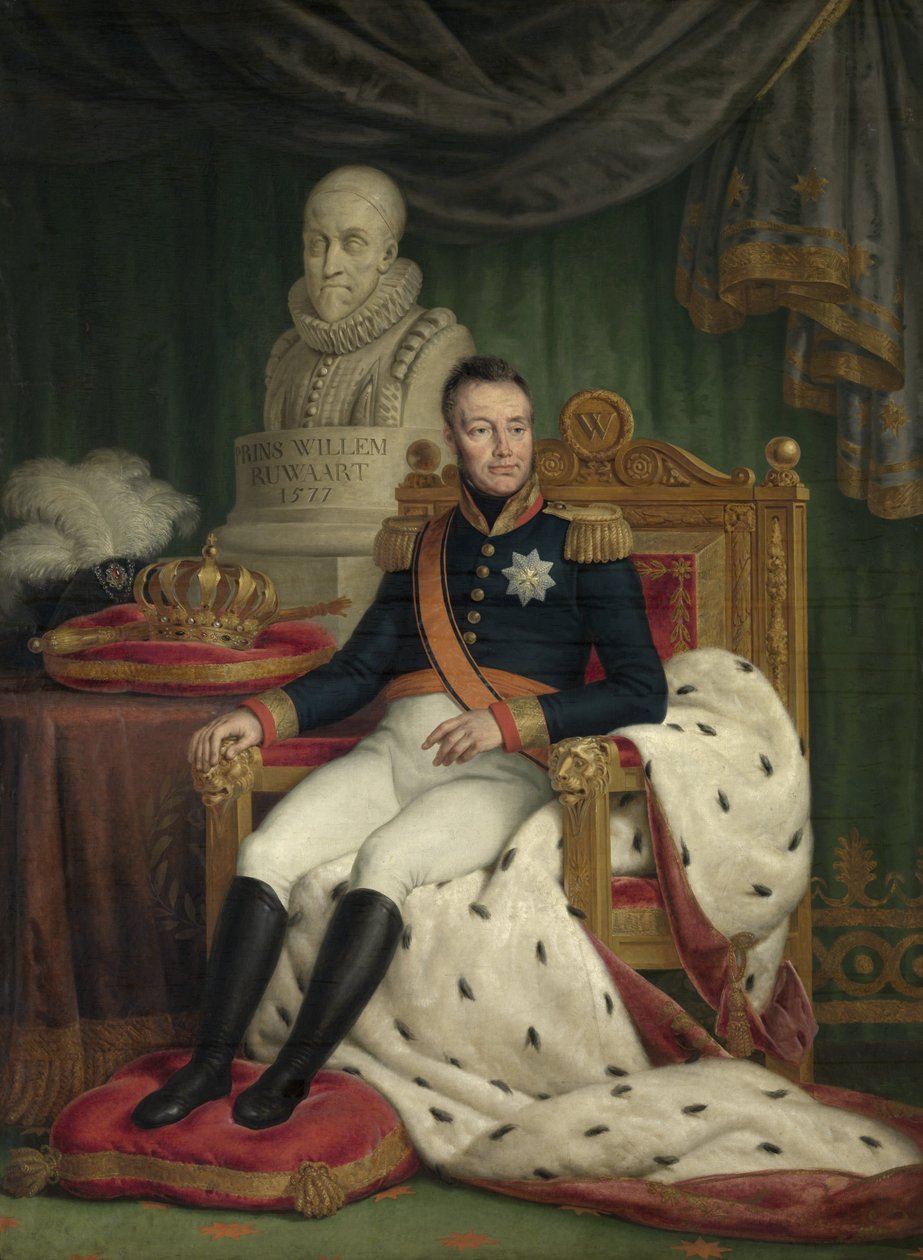 Portrait de Guillaume Ier, roi des Pays-Bas - Mattheus Ignatius van Bree