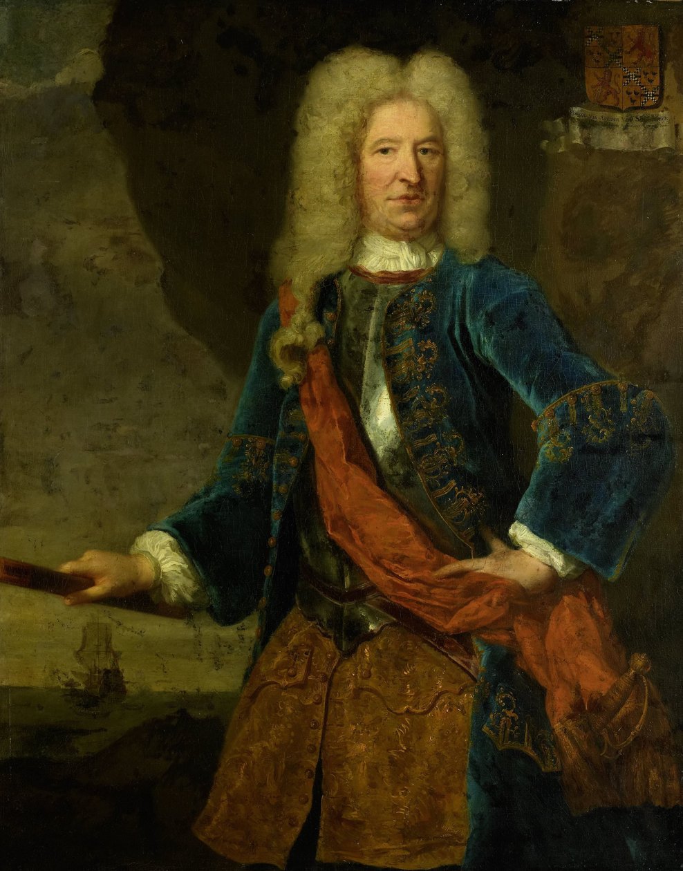 Portrait de François van Aerssen, Seigneur de Sommelsdijk, Vice-Amiral de Hollande et de Frise-Occidentale - Mattheus Verheyden