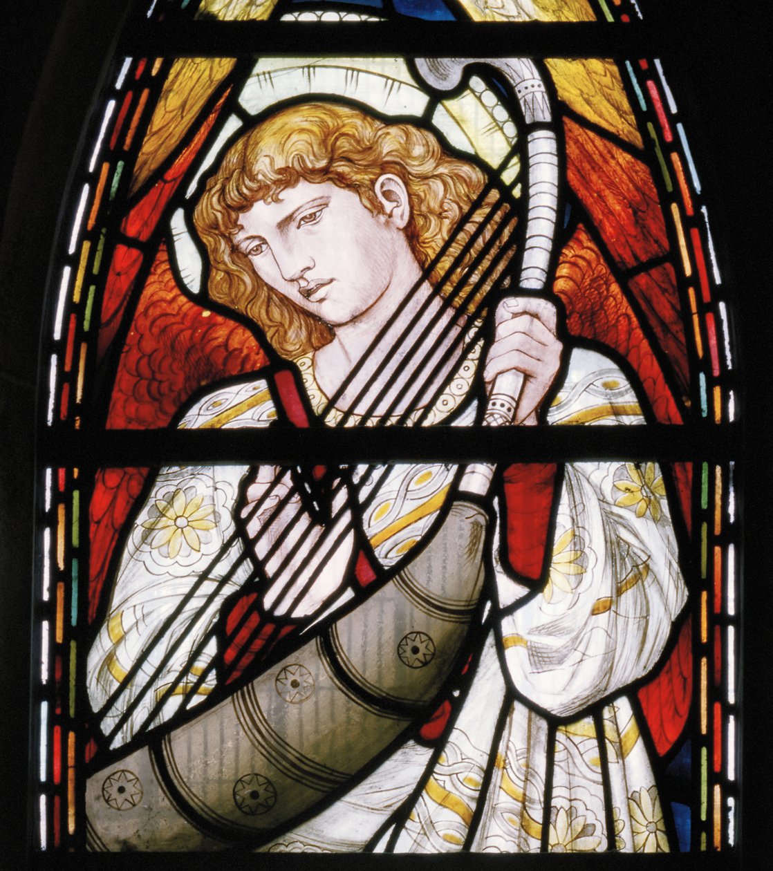 Aberdeen, Cathédrale Saint-Machar, Cottier & Co, Musicien ange (détail), 1873 - Matthew Maris