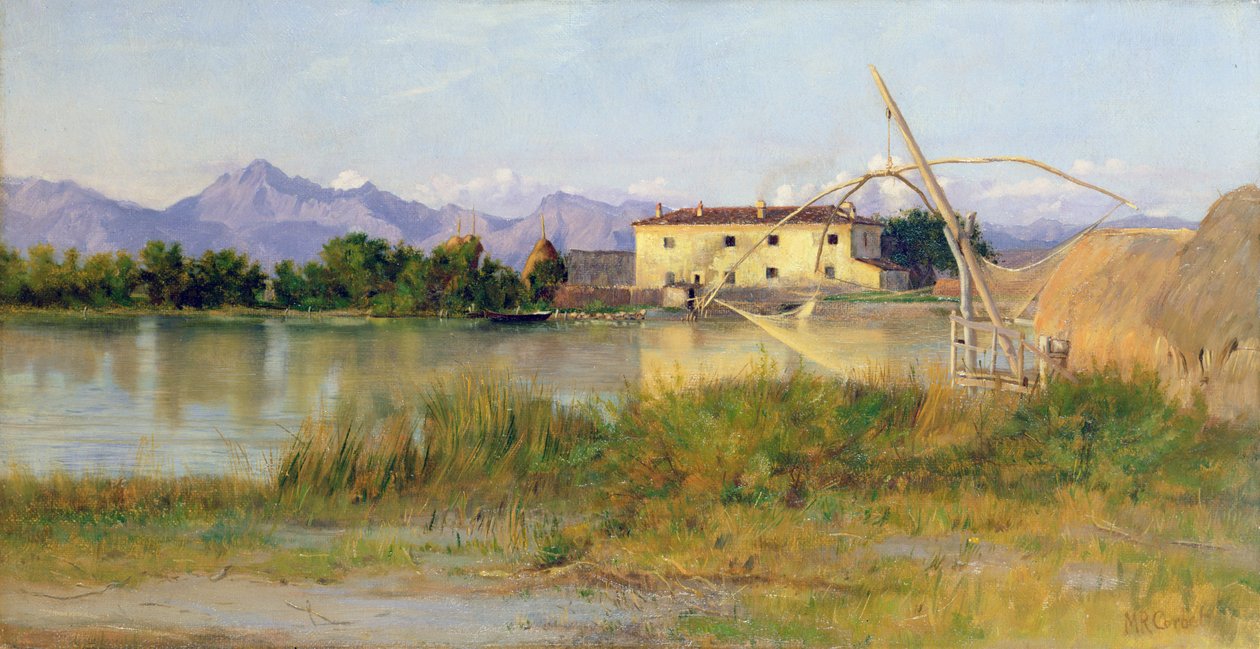 Scène étrusque, les montagnes de Carrare - Matthew Ridley Corbet