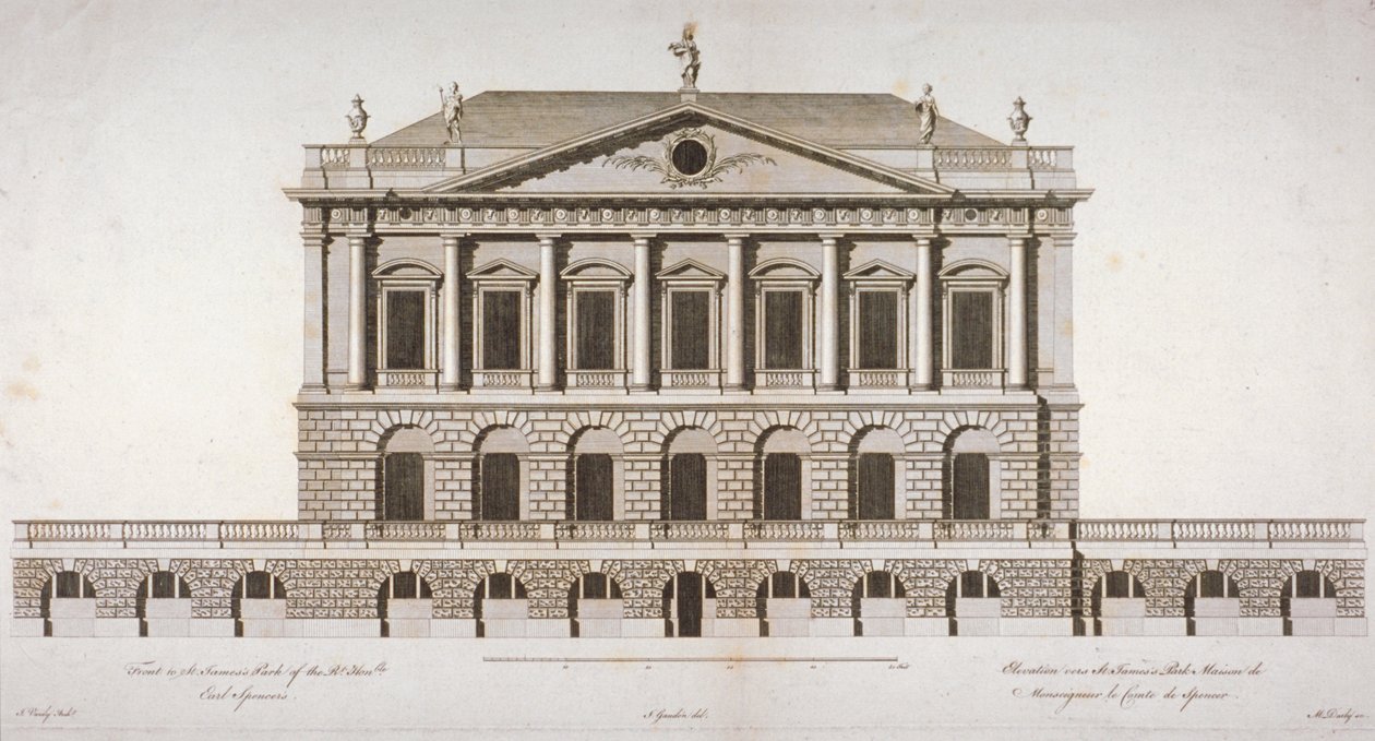 Élévation de Buckingham House, St James
