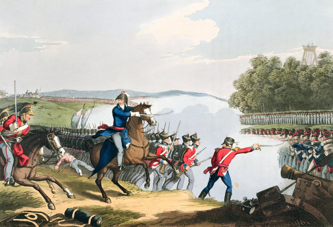La bataille de Waterloo décidée par le duc de Wellington, 1815-1816 - Matthew Dubourg