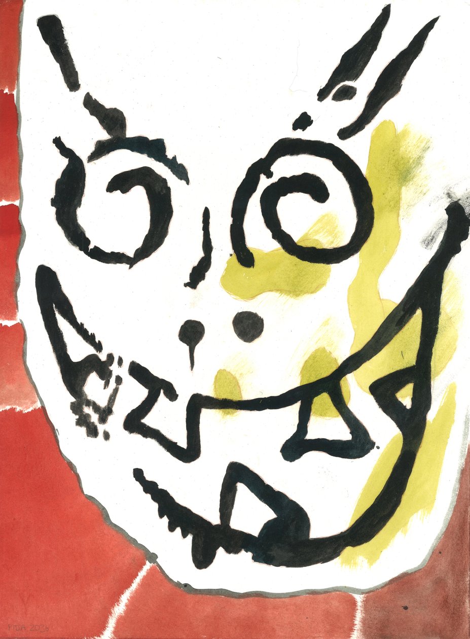 Buster, 2021 (aquarelle) - Matthew Hilton