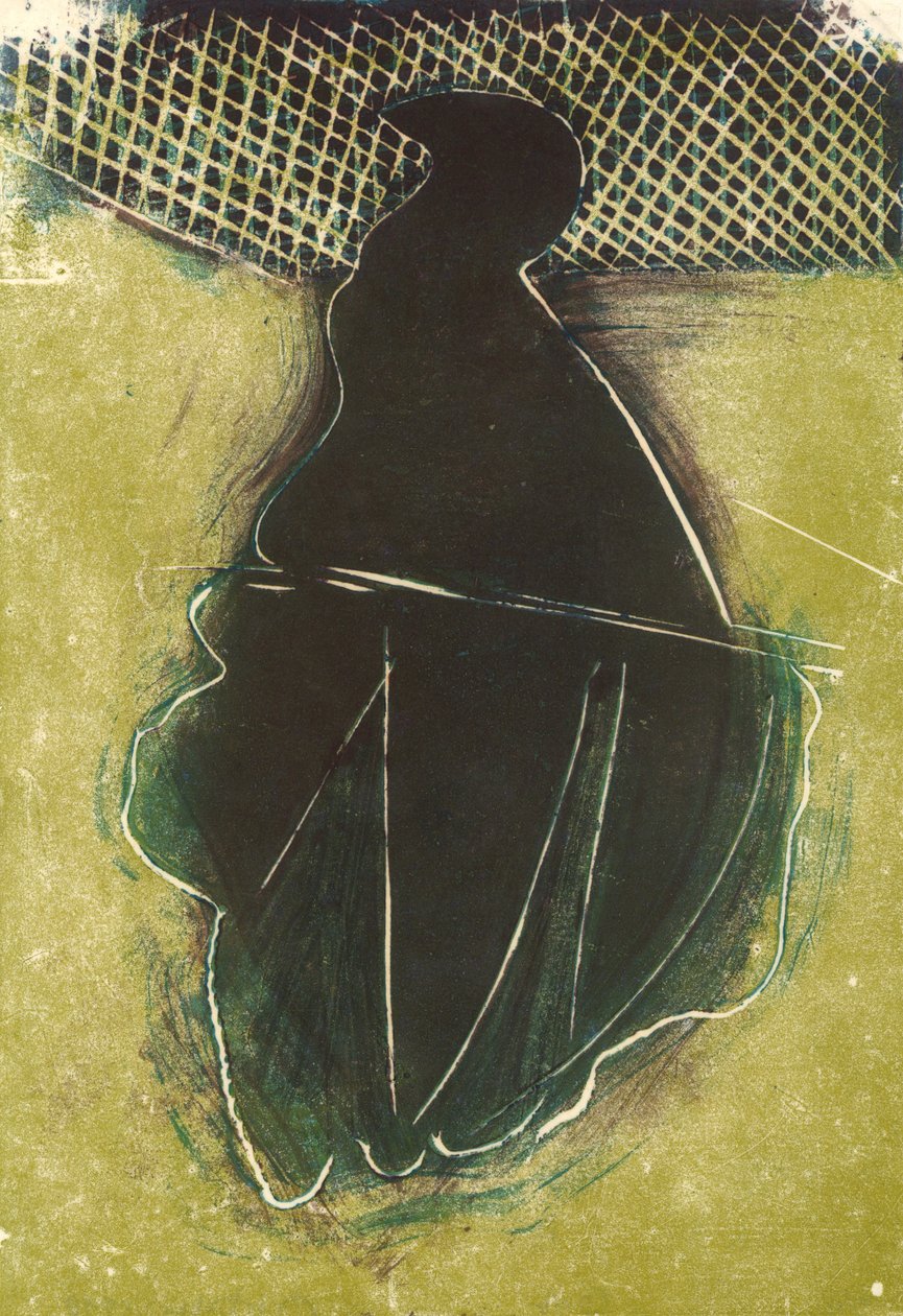 Oiseau, 2018 (linocut) - Matthew Hilton