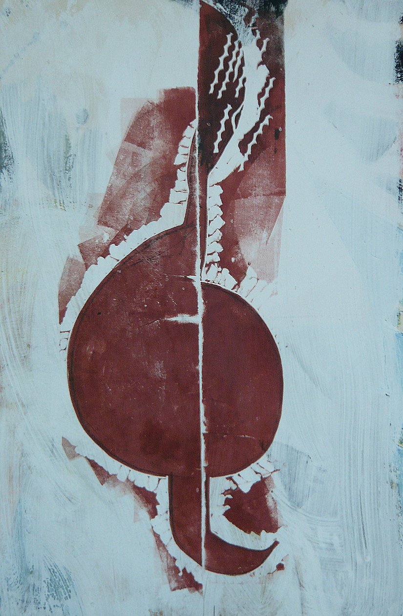 cleff, 2009 (monoprint) - Matthew Hilton