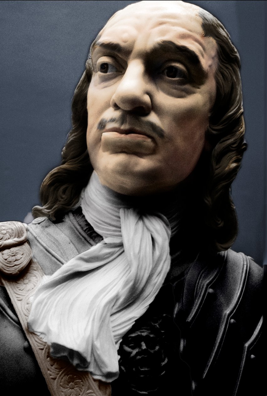 Buste de Lord Protecteur Oliver Cromwell, 1860 - Matthew Noble