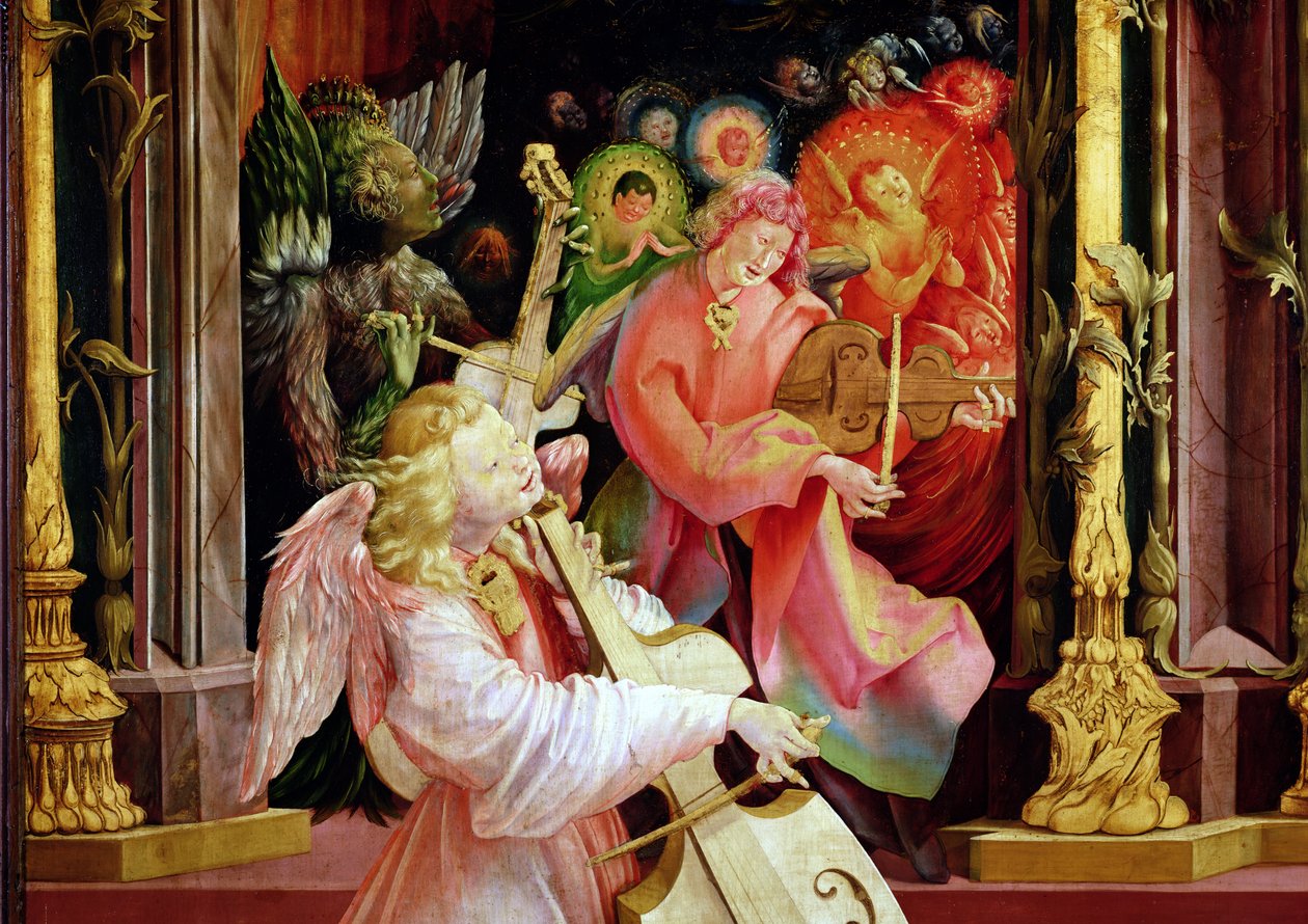 Musiciens anges, du Concert des Anges du Retable d
