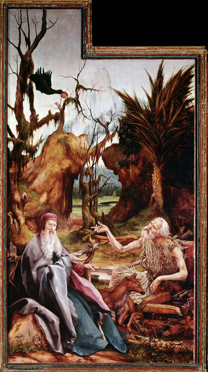 Saint Antoine le Grand et Saint Paul dans le désert, Retable d
