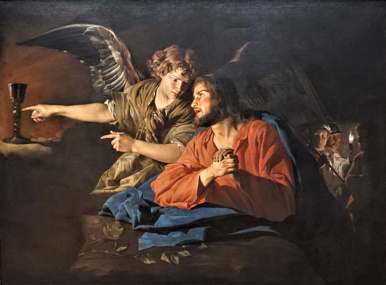 Le Christ sur le mont des Oliviers - Matthias Stom