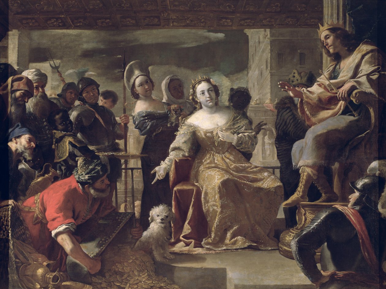 La Reine de Saba devant Salomon - Mattia Preti