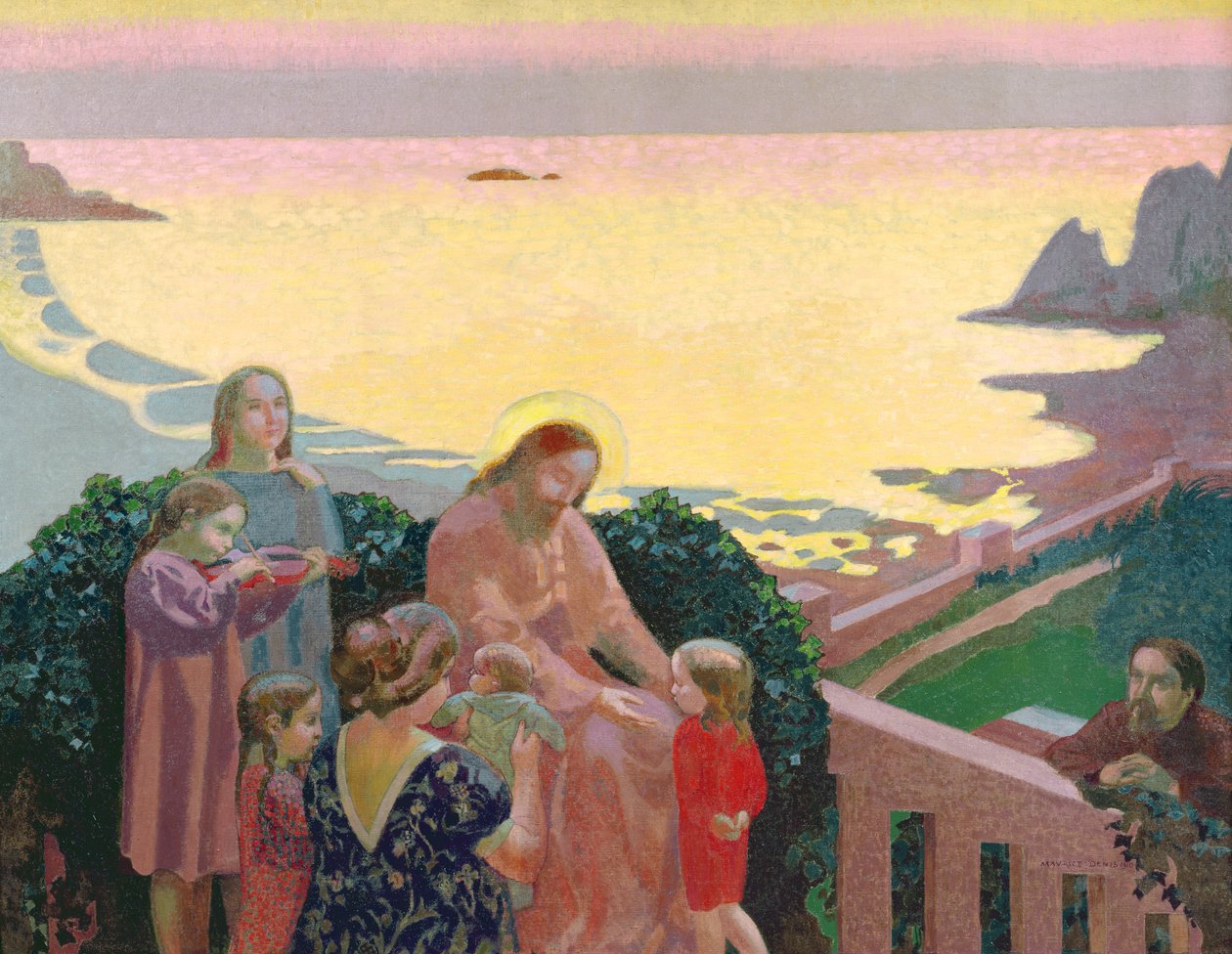 Le Christ avec les enfants, 1910 - Maurice Denis