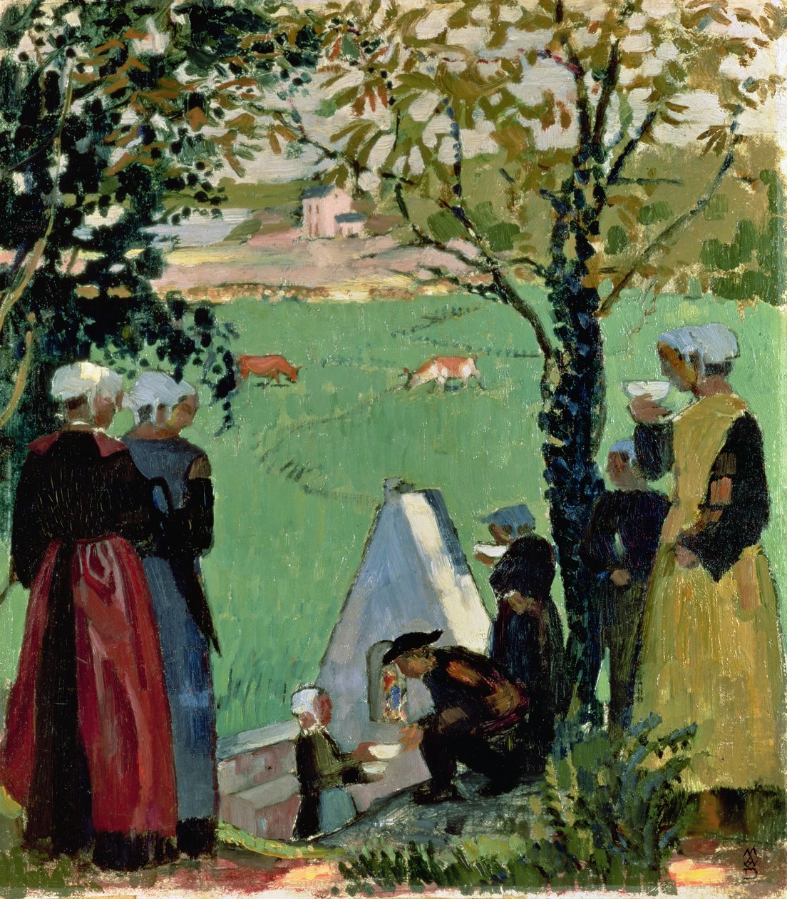 La Source Sacrée à Guidel, vers 1905 - Maurice Denis