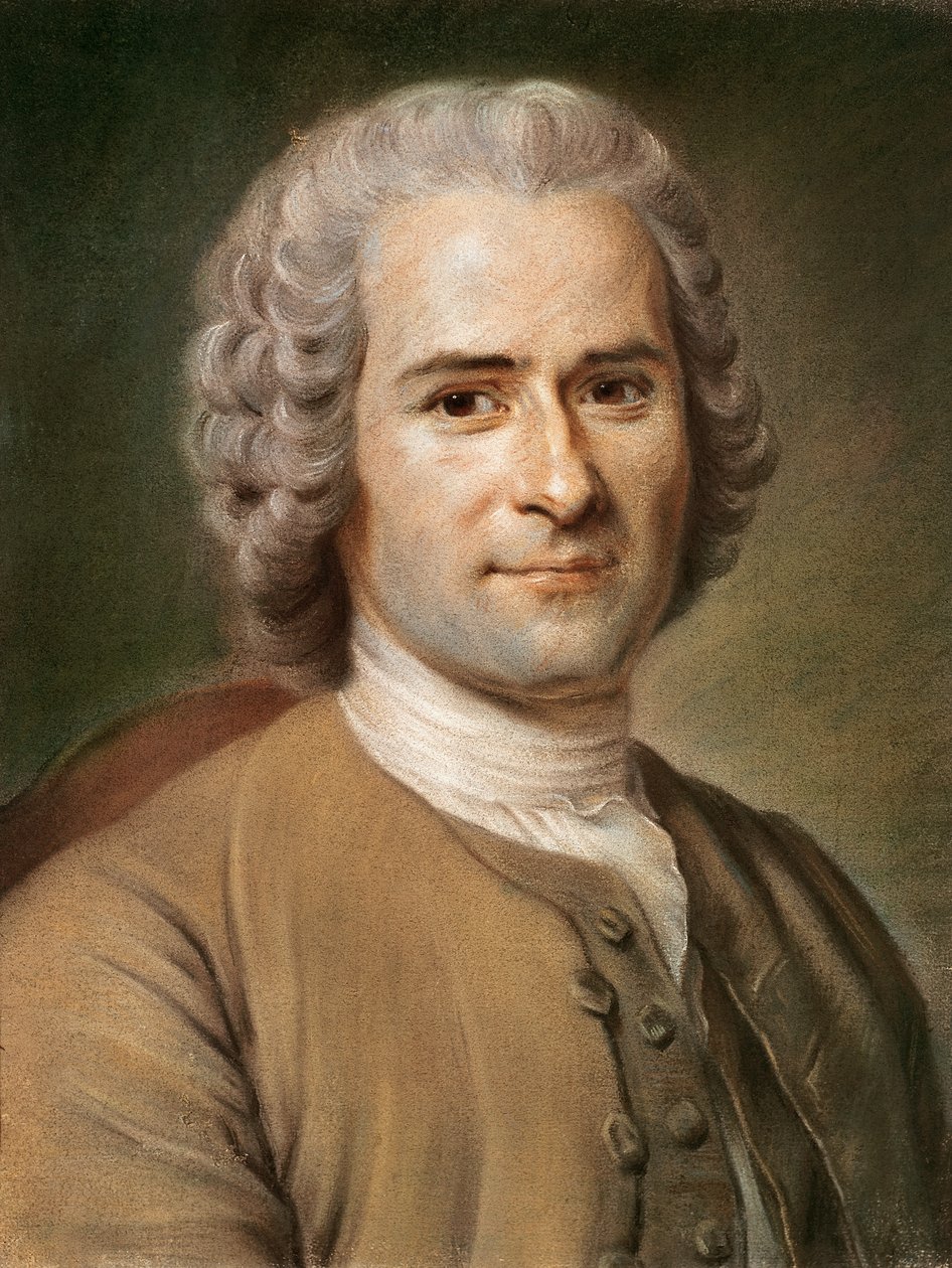 Jean-Jacques Rousseau (1712-78) après 1753 - Maurice Quentin de La Tour